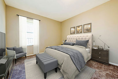 Charlotte NC Apartment Bedroom